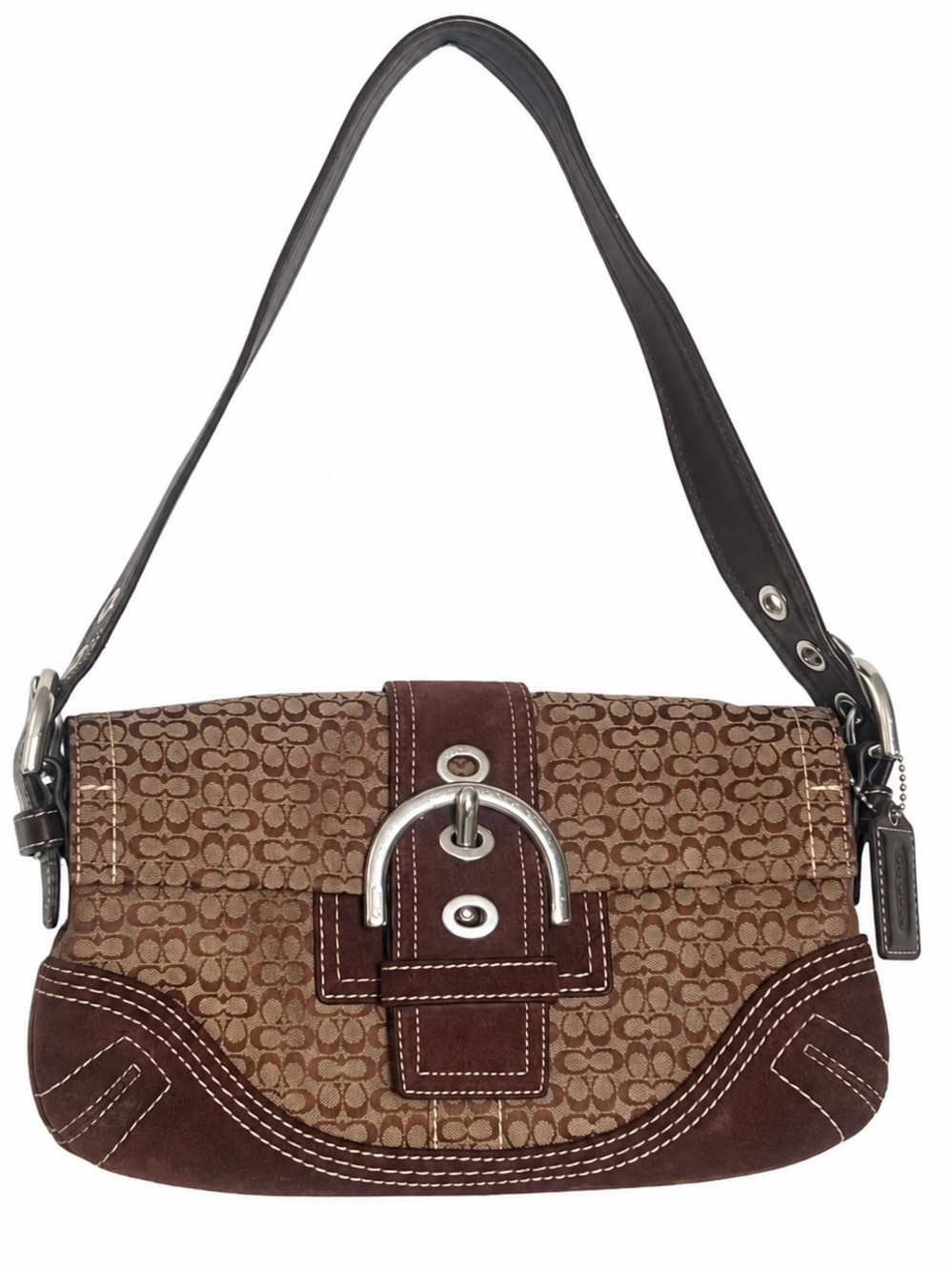 Coach Auth Vintage Y2K SoHo Brown Suede - Picture 2 of 10